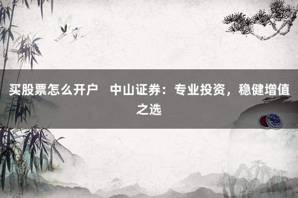 买股票怎么开户   中山证券：专业投资，稳健增值之选