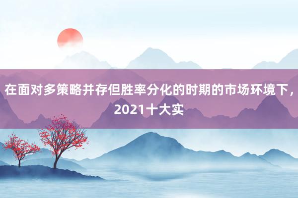 在面对多策略并存但胜率分化的时期的市场环境下，2021十大实